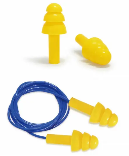 soft silicone corded earplugs